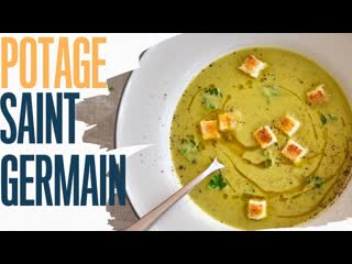 Potage saint germain (made with split peas) ｜ french culinary school classic