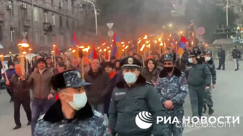 Факельное шествие в ереване
