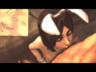 Alice liddell oral sex; minet; blowjob; facefuck; deepthroat; 3d sex porno hentai; [alice madness returns]