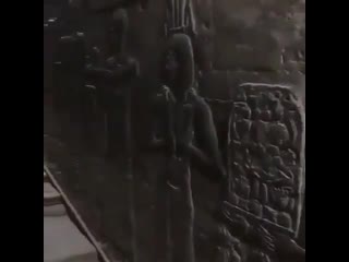 The western staircase leading to the roof of the temple of the goddess hathor, egypt 2300 years old