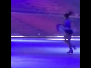 Rika kihira 3a 3t faoi 2018 rehearsal