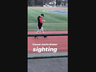 Fan taken video of justin in montclair, new jersey today february 5