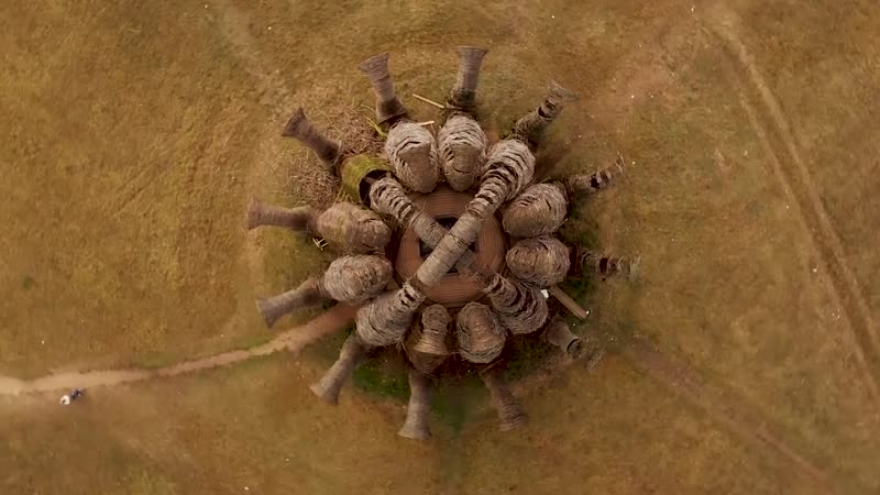 Nikola lenivets open air art with mavic air арт парк никола ленивец видео с др