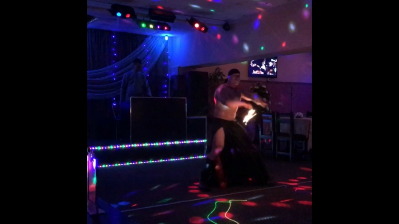 Фаершоу в кафе "виктория"