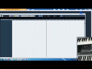 Запись миди файла с синтезатора korg pa на cubase