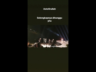 [fancam] [18 07 18] torch relay concert asian games 2018 hands up