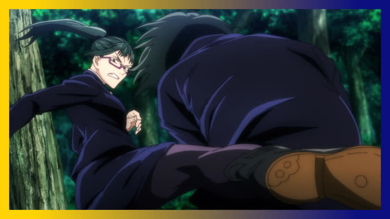 Командная битва бой между маки и май разборки близняшек ›› аниме "магическая битва"