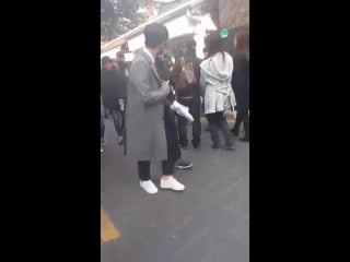 [fancam] 160303 exo lay @ shut up and kiss me! recording (1)