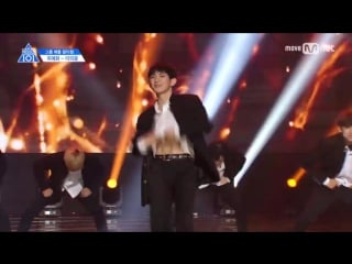 [fancam] 170424 выступление ыйуна с песней boy in luv bts