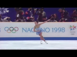 [hd] michelle kwan lyra angelica 1998 nagano olympics fs ミシェル・クワン мишель к