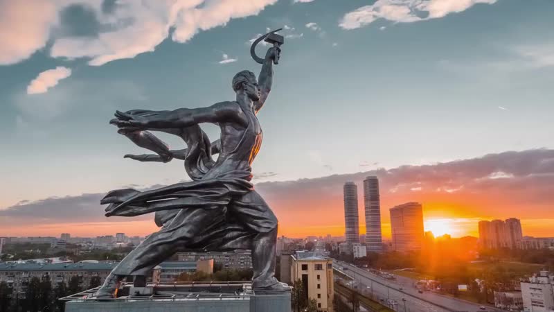 Москва с высоты птичьего полета