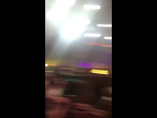 April 14 video of selena gomez and abel tesfaye (the weeknd) watching travis scott perform at coachella in indio, california