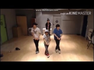 [130126] soonhoon + samuel ; predebut ; dance practice