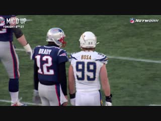 Joey bosa and tom brady recognize each others