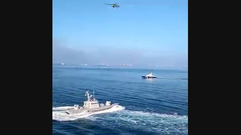 Пиратское нападение русни на украинские катера