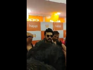 20180608 happi mobiles were live with mega power star ram charan garu, for the grand launch of