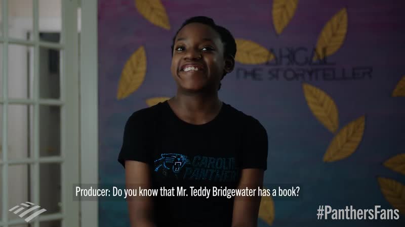 Meet abigail the storyteller and hear about her panthers fan story