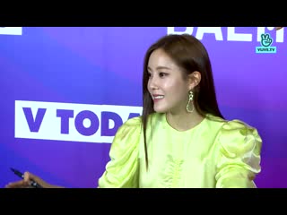 190726 v live hyomin fansign v heartbeat live july 2019