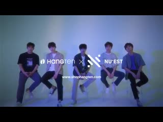 Hang ten x nuest 2019 summer making 뉴이스트 nuest 황민현 민현 minhyun ファンミニョン ミニョン