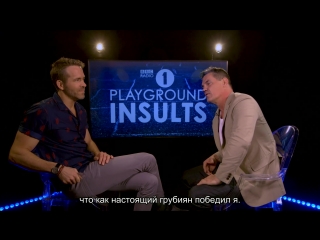 Ryan reynolds and josh brolin insult each other [rus sub]