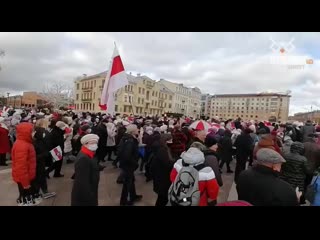 Марш пенсіянераў і медыкаў