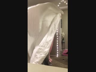 I live alone, and had to change my duvet cover i filmed it worth