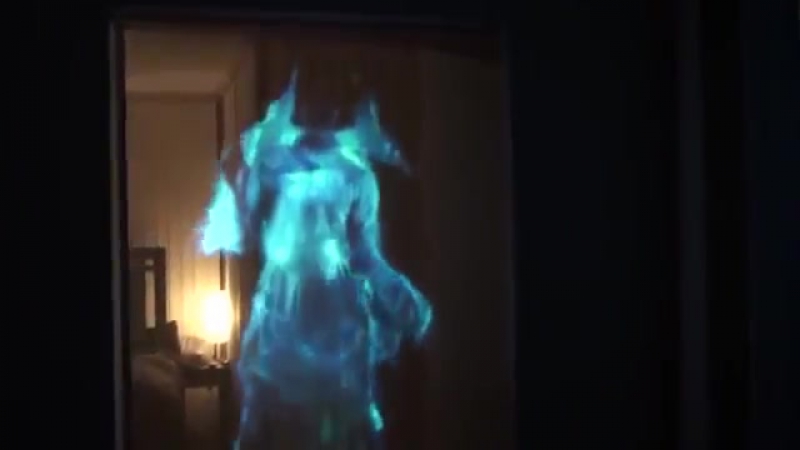 Голографический эффект призраки