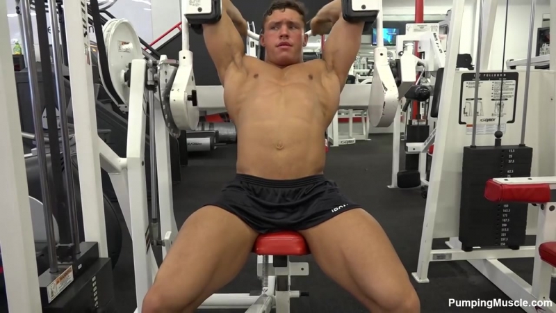 Muscular male model michael d photo shoot 3 trailer