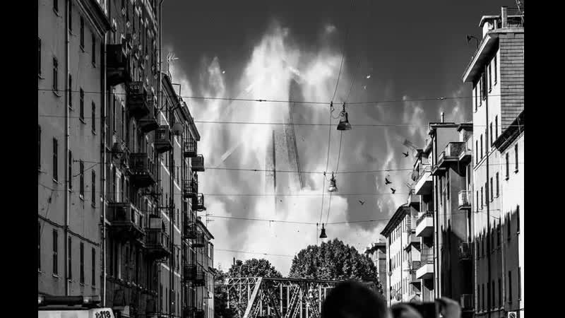 The demolition of the morandi bridge, genoa, italy jun /28th / 2019