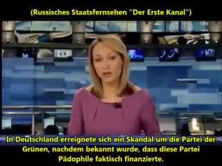 Russisches fernsehen über politik skandal in germany