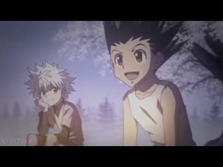 ▸ hunter x hunter; gon and killua; latch