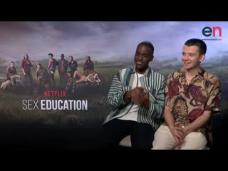 Sex educations asa butterfield and ncuti gatwa reveal how they got drunk for that scene in series 2