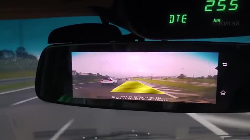 Обзор на автомобильное зеркало регистратор fugicar fc8