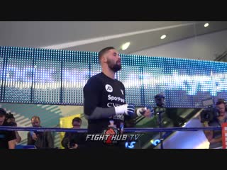 Tony bellew open workout тони беллью открытая тренироа