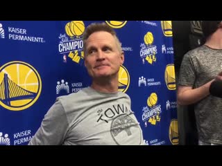 Draymond wanted the music blasting for his workout and steve kerr wanted it turned down for the media draymond won via @