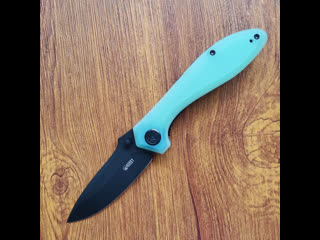 Kubey ku314c liner lock folding knife jade g10 handle aus 10 steel