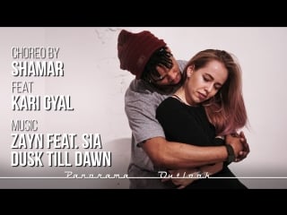 Dancehall choreo by shamar overload skankaz & kari gyal | sia & zayn dusk till down