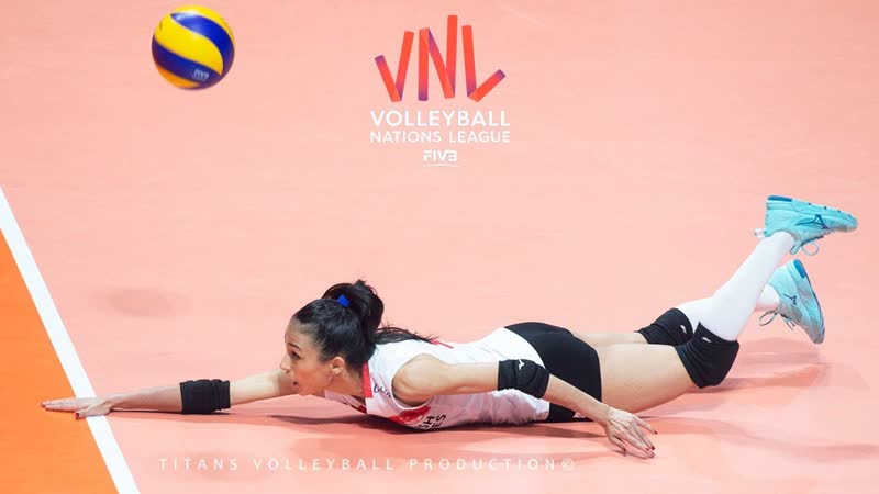 Simge sebnem akoz crazy volleyball digs saves womens vnl 2019