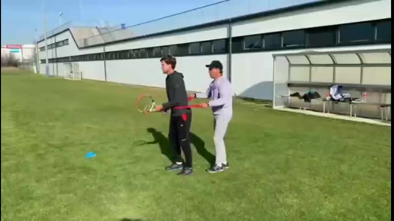Dominic thiem in action 🔥