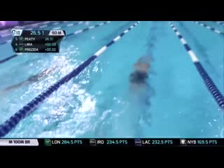 Men's 100m breaststroke in isl | full race | budapest