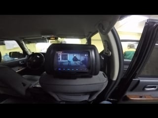 Nisan patrol устаноа подголовников с мониторами