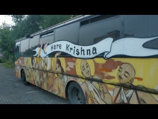 Harinama tour morning between czechia and poland 2022