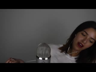 Asmr mouth sounds ( tk, sk, tongue clicking, kissing sounds, breathing, face tou