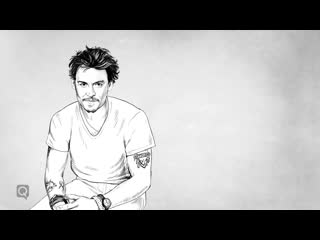 Джонни депп анимационное интервью (johnny depp breaks stuff)