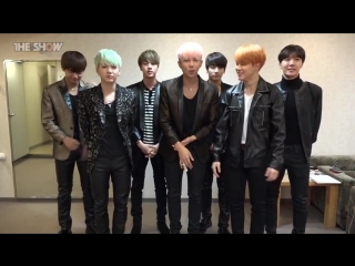 [other] 151208 bts winning speech @ the show