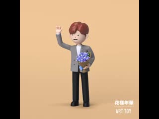 [video][190822] bts x stickymonsterlab | hyyh art toy