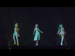 Bilibili marco link vr 2019 megurine luka, hatsune miku, kagamine rin どりーみんチュチュ (dreaming chu chu)