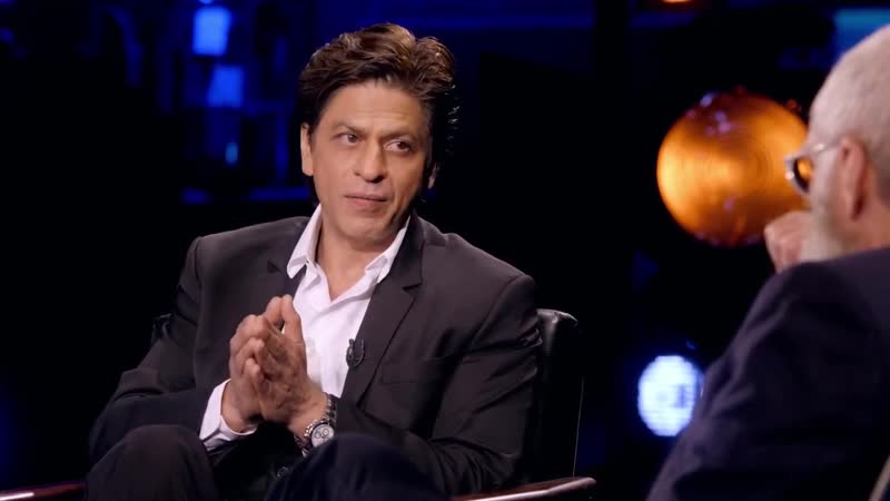 My next guest with david letterman and shah rukh khan