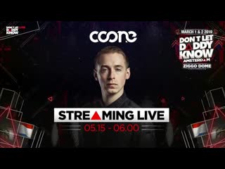 Coone don't let daddy know amsterdam