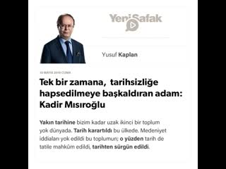 Yusuf kaplan tek bir zamana, tarihsizliğe hapsedilmeye başkaldıran adam 10 05 2019